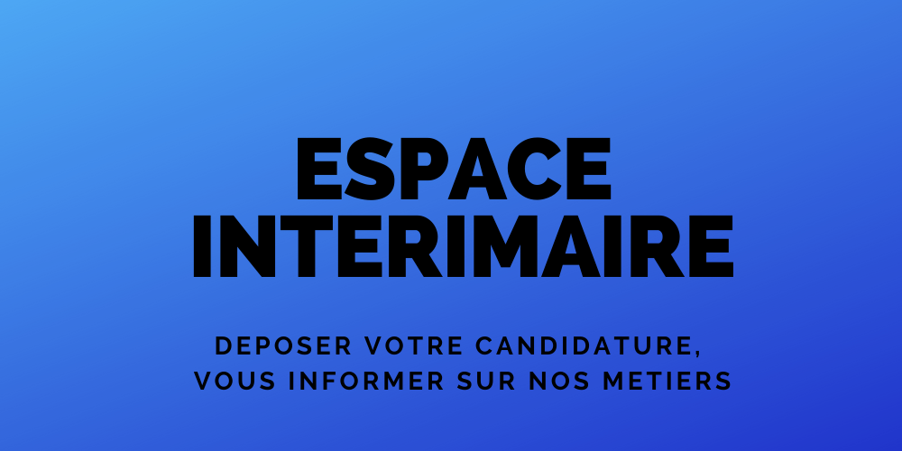 Espace intérimaires